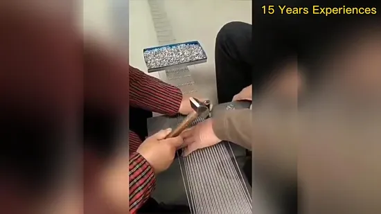 Ferruled Stainless Steel Woven Knotted Climber Plant Trellis Mesh 