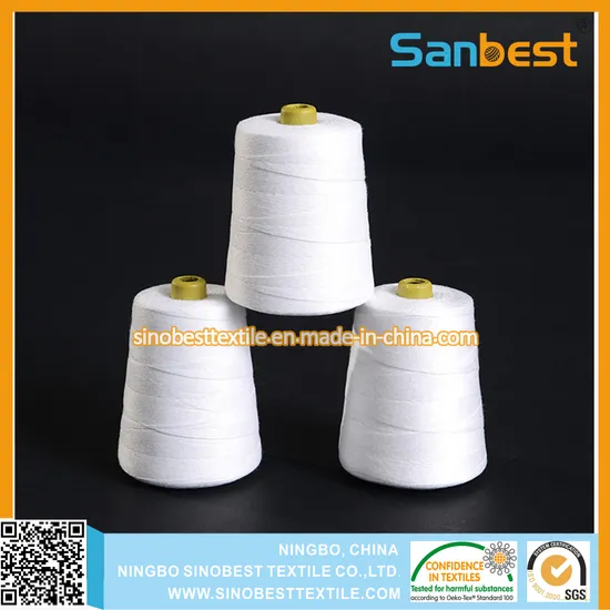 Colorful 100% Spun Polyester Bag Closing Thread 