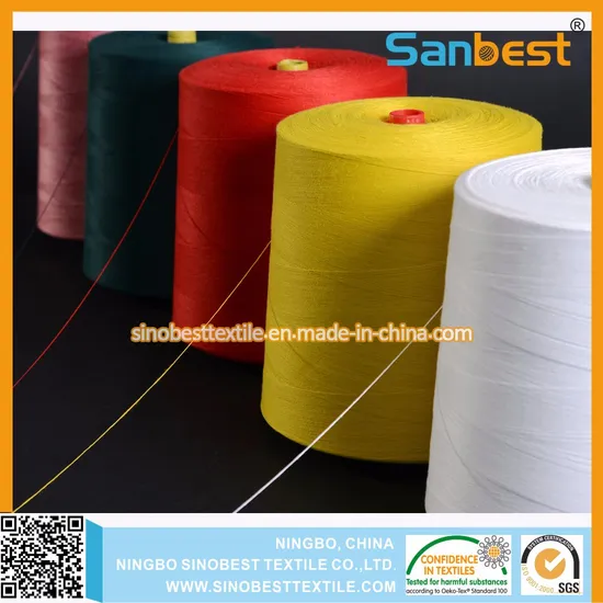 100% Premium Spun Polyester Bag Closing Thread for Gunny 