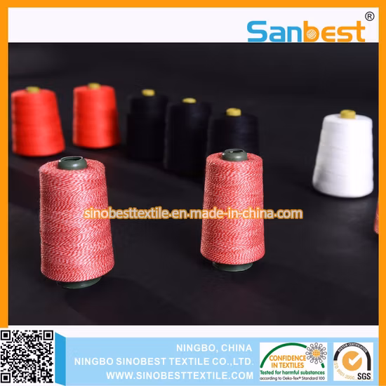 Ne20/6 Industrial Polyester Bag Closing Thread for PP Bag
