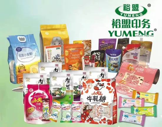 Custom Printing Sachet Cookie Snack Biscuit Candy Plastic Packaging Materials with Good Moisture Proof 