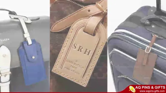 Wholesale Hot Selling Personalized Travel Suitcase PVC Rubber Promotional Metal Golf Luggage Bag Tag 
